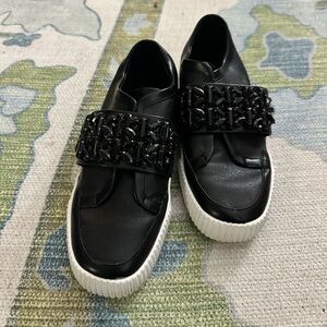 Karl Lagerfeld Black and White Women's Sneakers